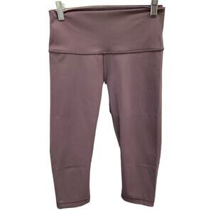 Lululemon Maroon crop Leggings‎ 16" Size 6